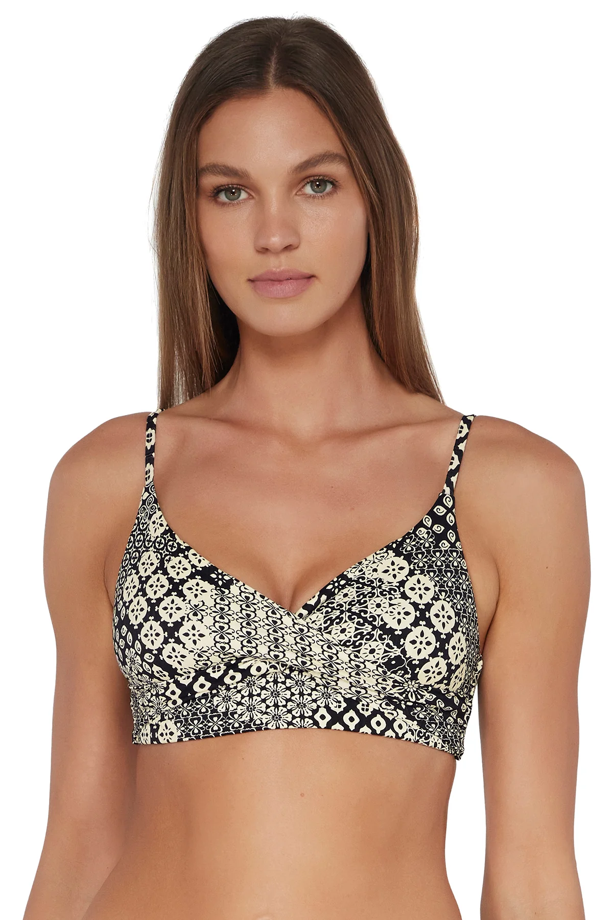 Sunsets Venice Seagrass Texture Lyla Bralette Top - Image 6