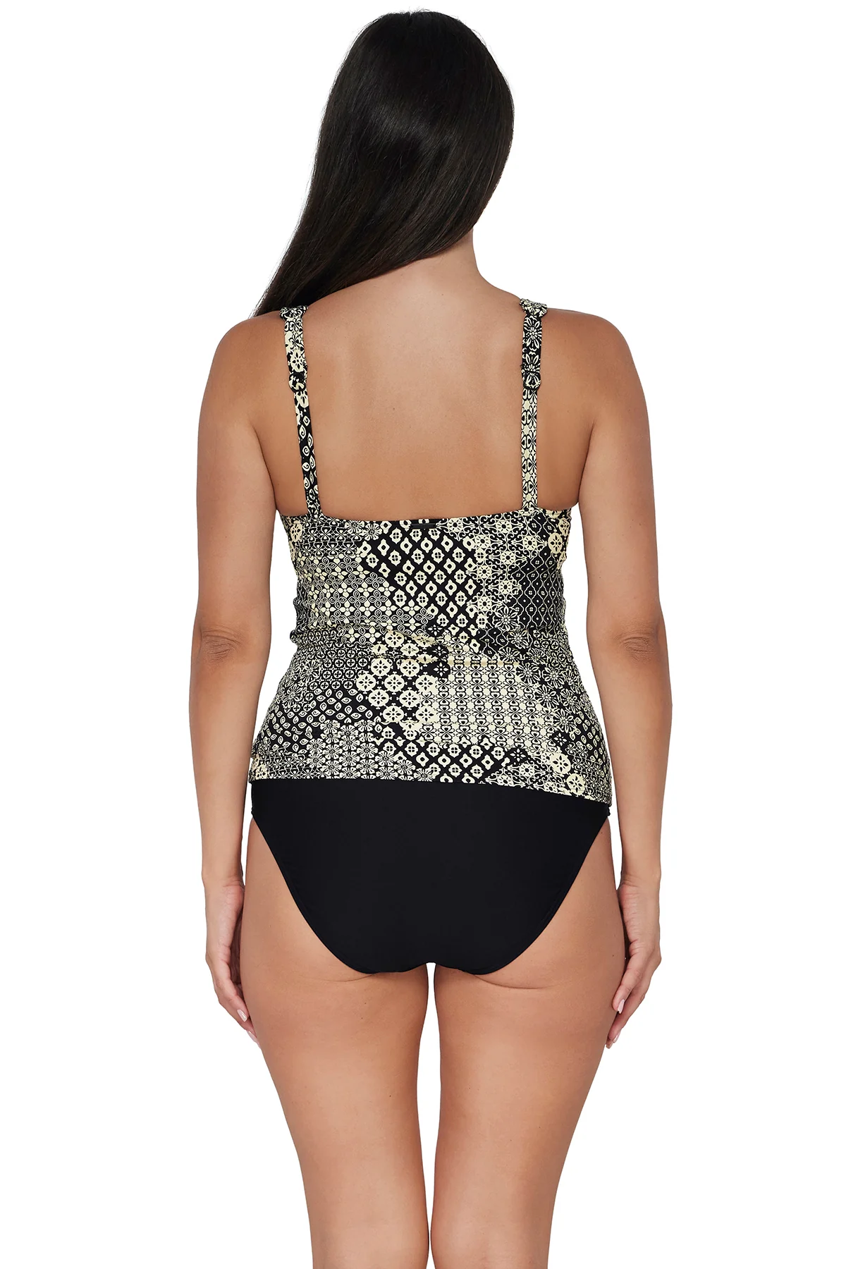 Sunsets Venice Seagrass Texture Elsie Tankini Top - Image 8