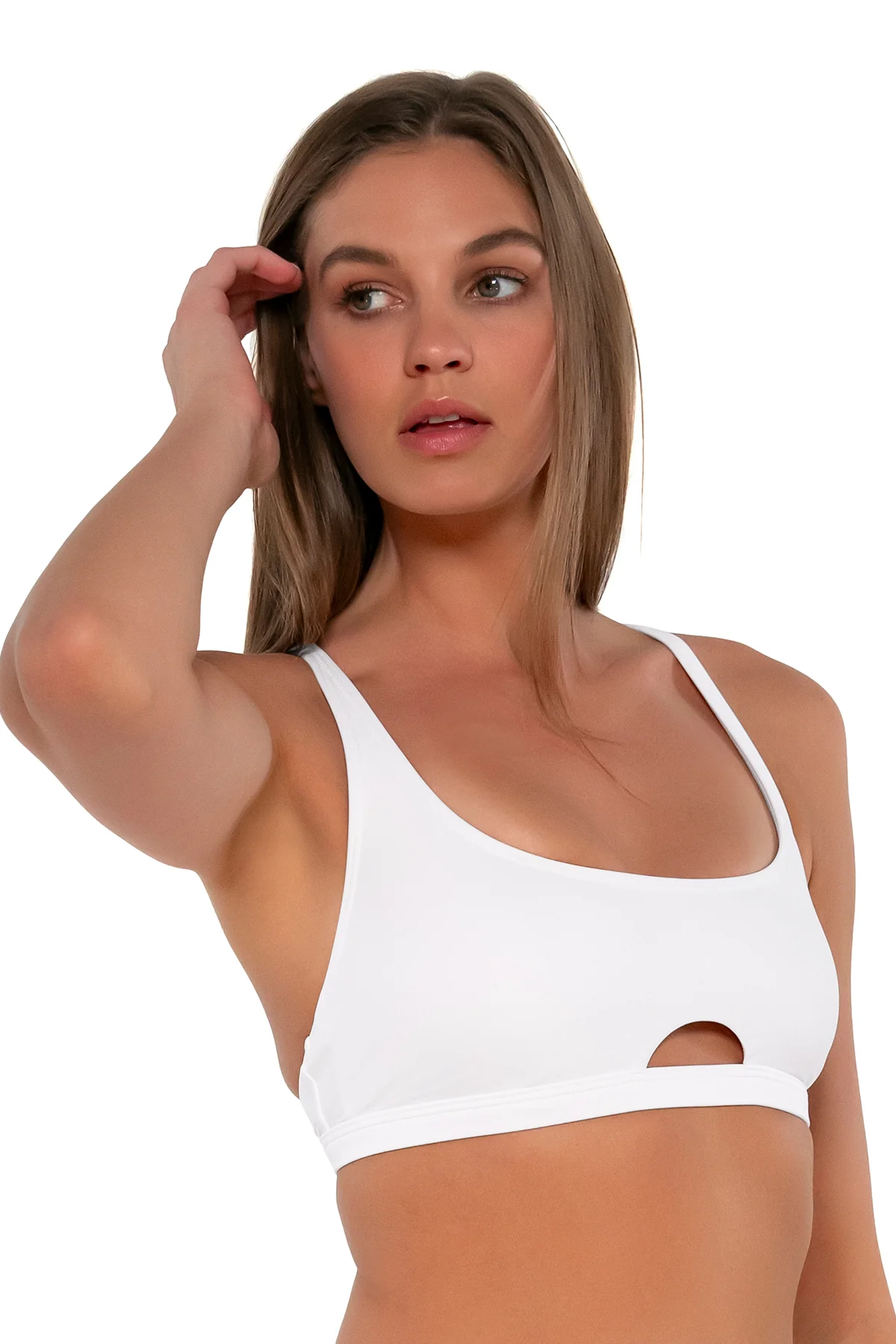 Sunsets White Lily Brandi Bralette Top - Image 11