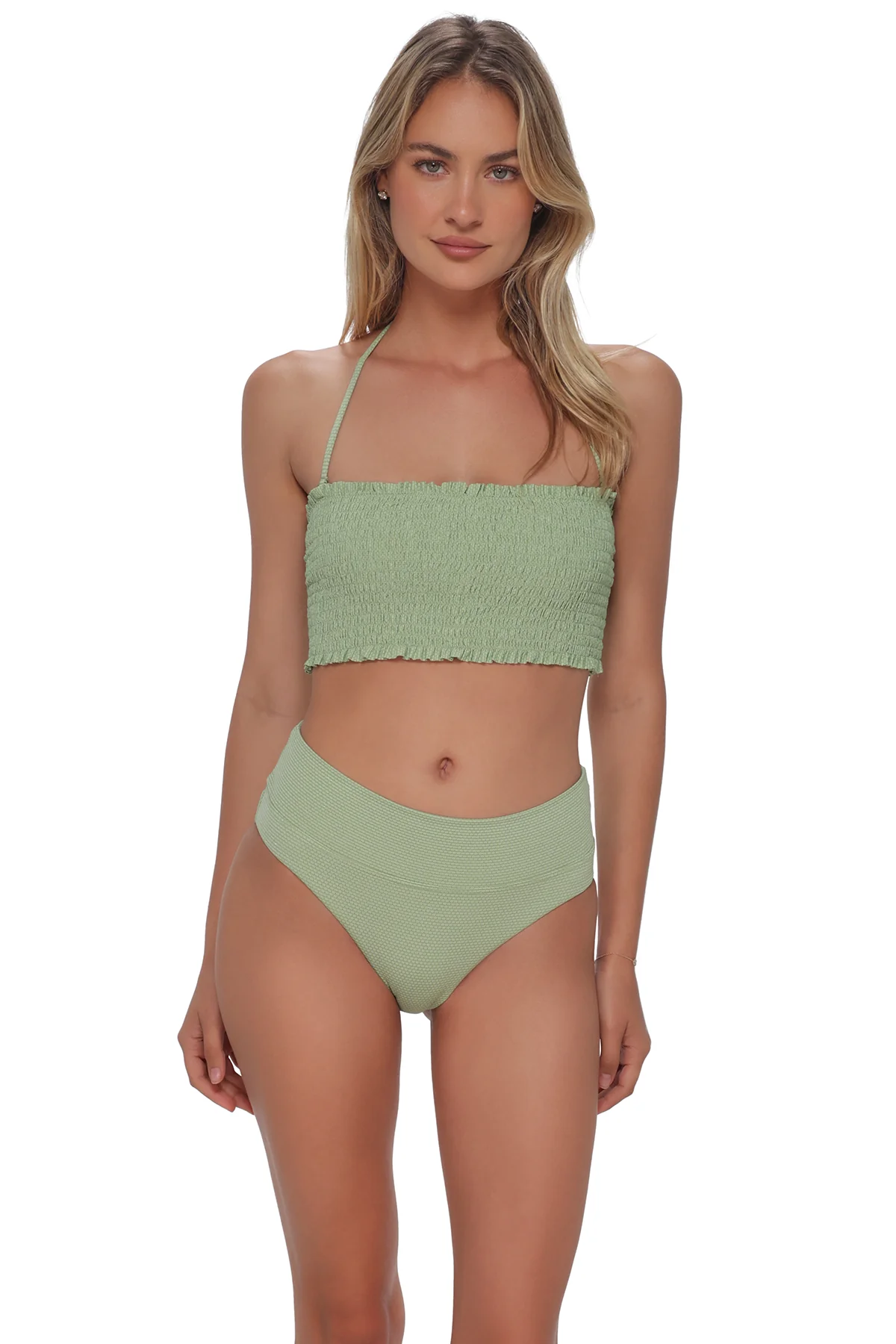 Swim Systems Aloe Lurex Laura Fold Over Bottom - Image 3