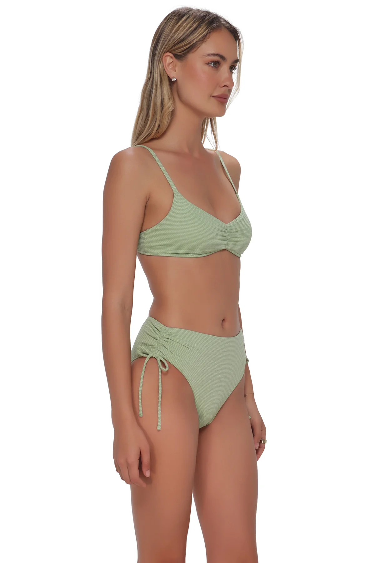 Swim Systems Aloe Lurex Malia High Waist Bottom - Image 4