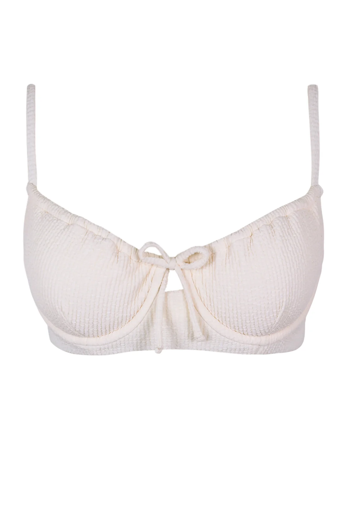 Swim Systems Buttercream Scrunch Avila Underwire Top - Image 8