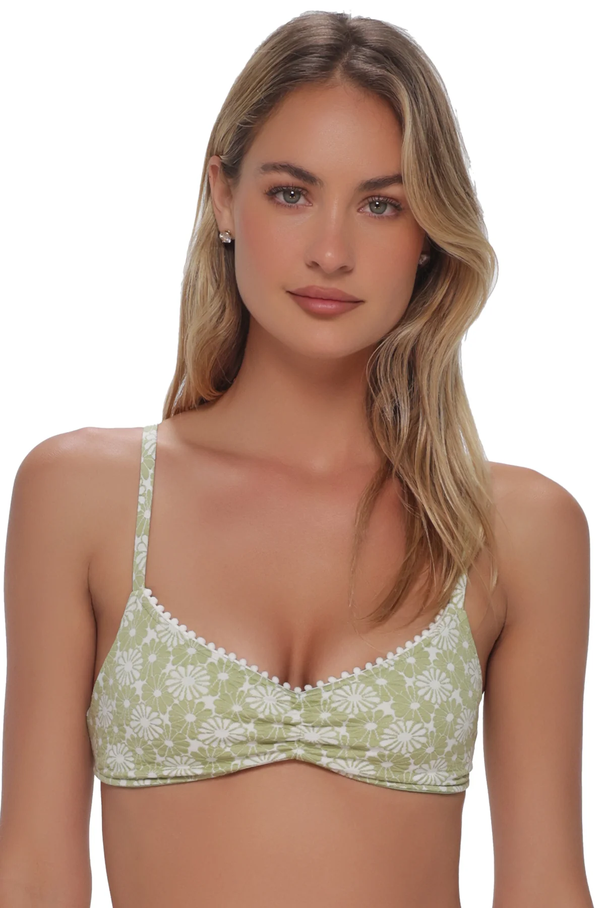 Swim Systems Cactus Flower Pom Pom Sylvia Bralette Top - Image 5