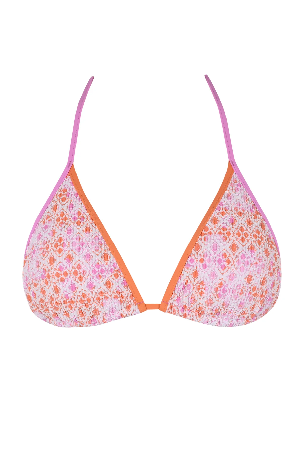 Swim Systems Coral Kiss Scrunch Trisha Triangle Top - Image 7