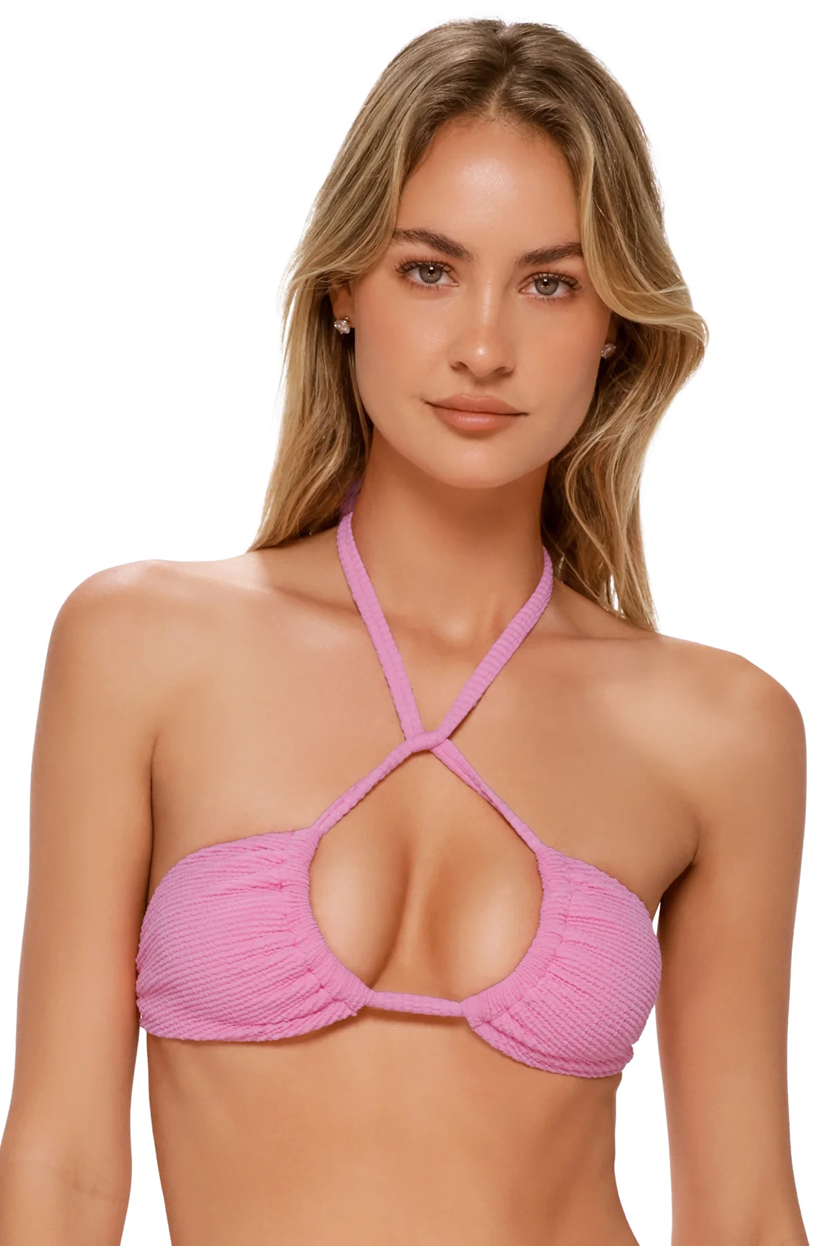 Swim Systems Cotton Candy Scrunch Mila Triangle Top - Image 6