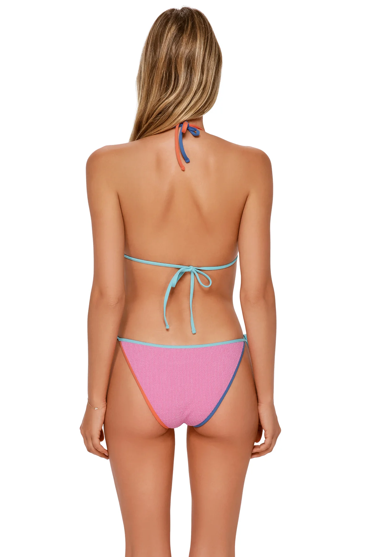 Swim Systems Cotton Candy Scrunch Trisha Triangle Top - Image 2