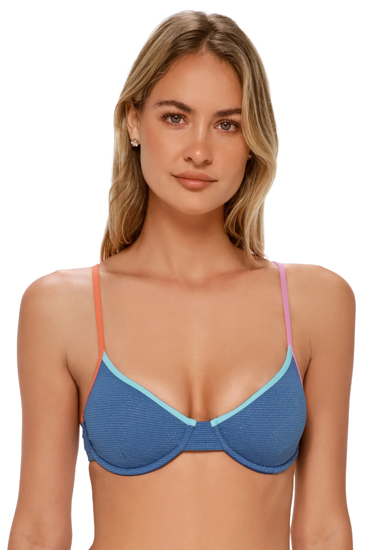 Swim Systems Desert Sky Lurex Addie Underwire Top - Image 4