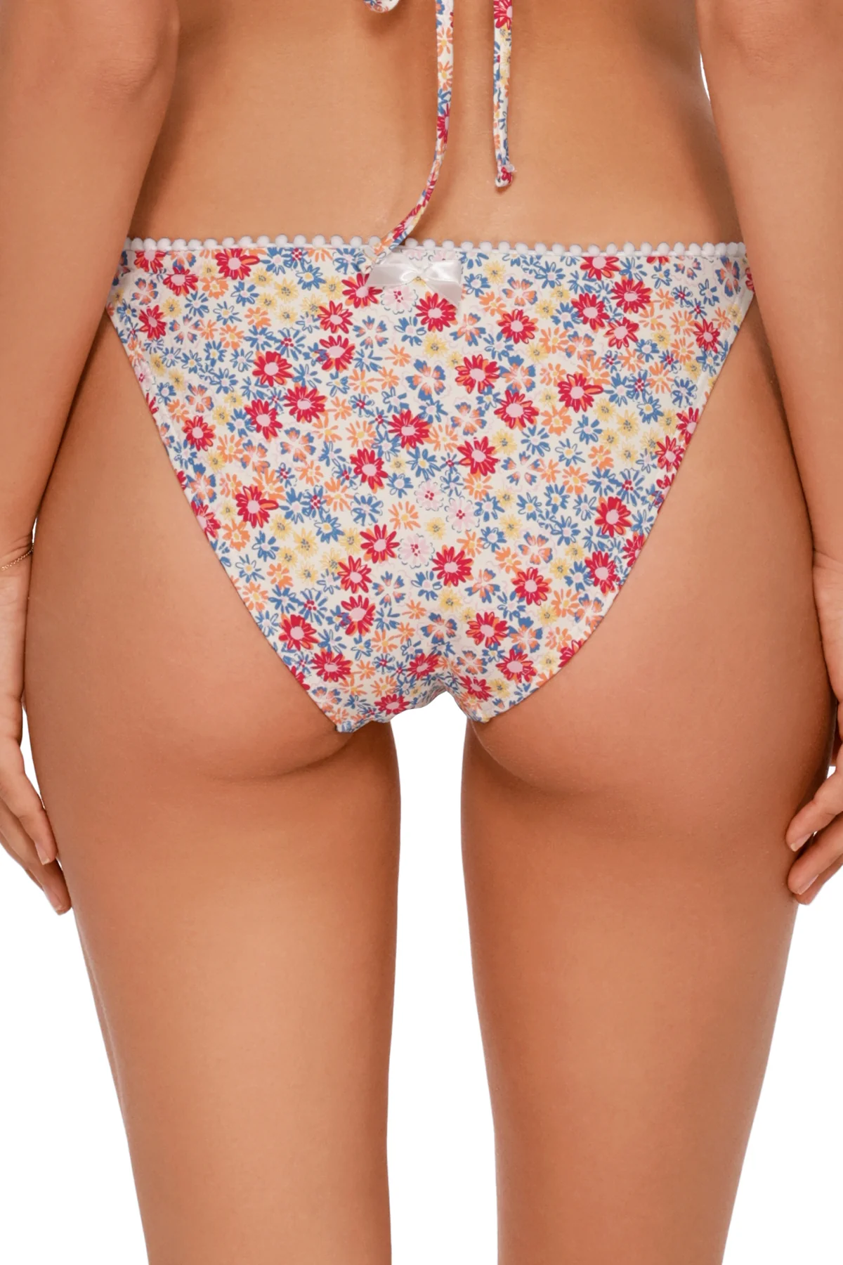 Swim Systems Prairie Petals Pom Pom Tie Side Bottom - Image 6