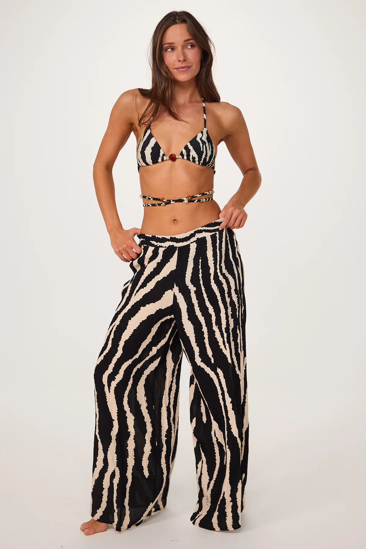 Villa Fresca Zebra Serena Pant Cover-Up - Image 3